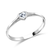 Silver Ring Little Heart 3mm. CSR-154-3